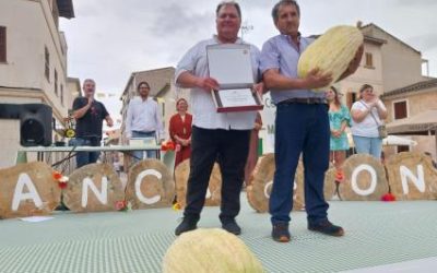 Un melón de veintidós kilos y medio gana el concurso de la Fira del Meló de Vilafranca