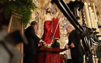 Masiva participación de la procesión del Encontra en las iglesias de Mallorca